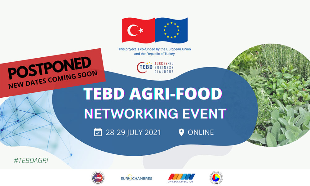 TEBD Agri-Food Networking Event - Postponement